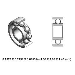 9A0176-000 Low Speed Steel Dental Bearing