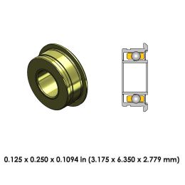 DA54ZE3G-801 Extend High Speed Ceramic Dental Bearing